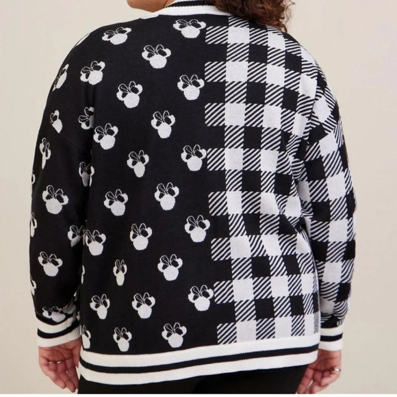 TORRID MINNIE MOUSE Sizes 1X, 2X, 3X Disney Cardigan Sweater NWT - Picture 3 of 8